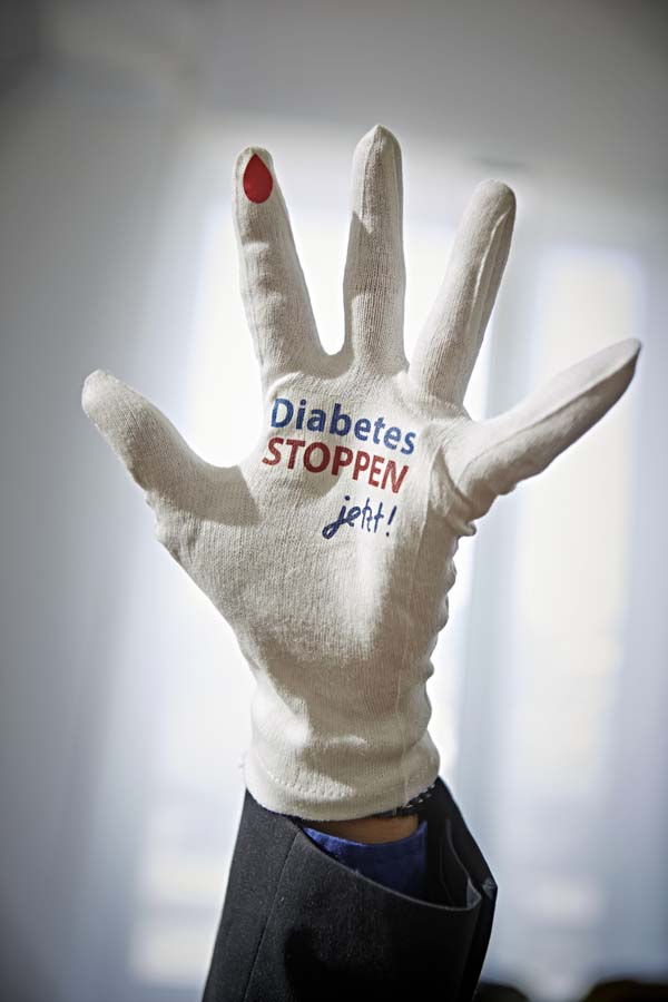 Im Bundestagswahljahr 2013 startete diabetesDE – Deutsche Diabetes-Hilfe die politische Kampagne „Diabetes STOPPEN – jetzt!", die jetzt ausgezeichnet wurde. © Schuering/diabetesDE 