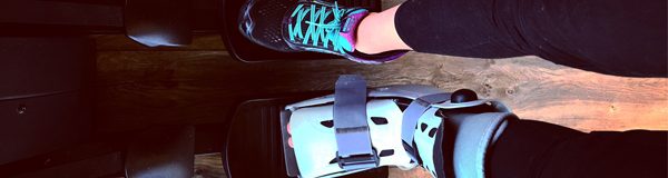 Workout mit Gips