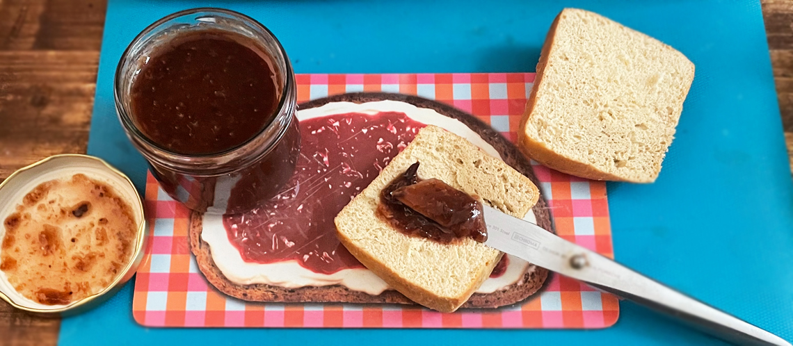 Marmelade selbstgemacht mit Gelierxucker