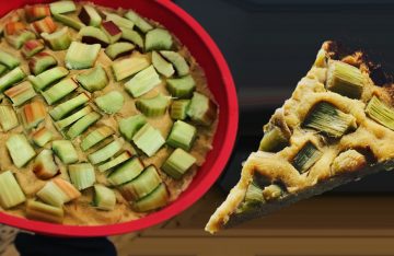 Rhabarberkuchen ohne Zucker