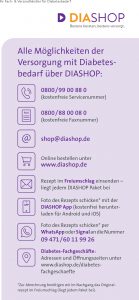 DIASHOP kontaktfrei Diabetesbedarf nach Hause liefern lassen