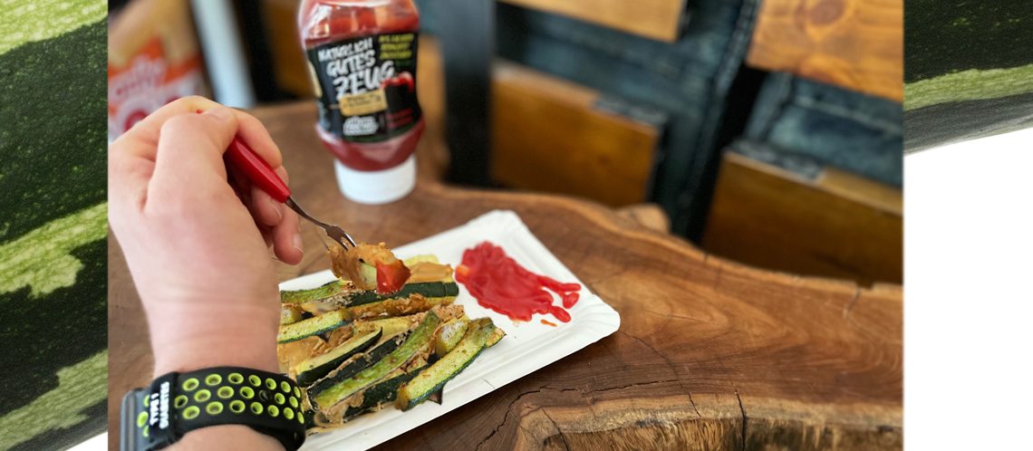 Zucchini-Pommes – natürlich gut mit OHSO-Lecker-Ketchup