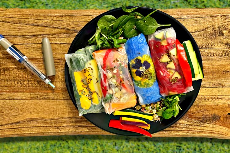 Bunte Sommerrollen