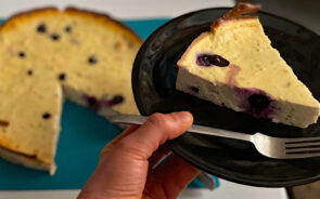 Blaubeer-Vanille-Käsekuchen