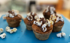 kalorienreduzierte Popcorn Muffins