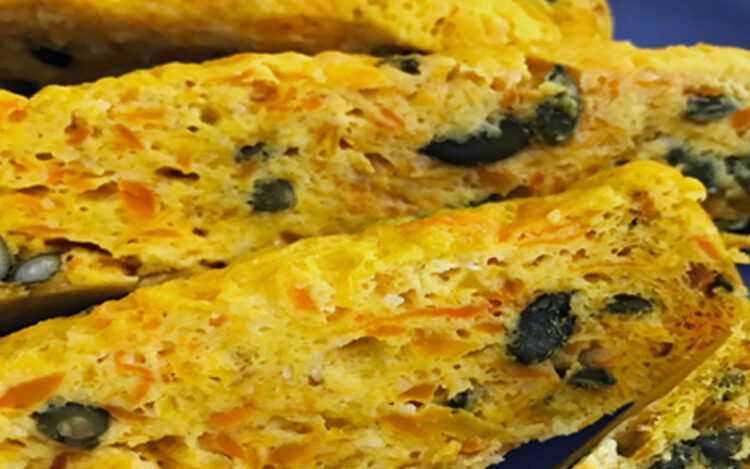 Butternut kürbis aus der Mikrowelle