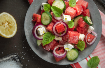 Wassermelonen-Feta-Salat